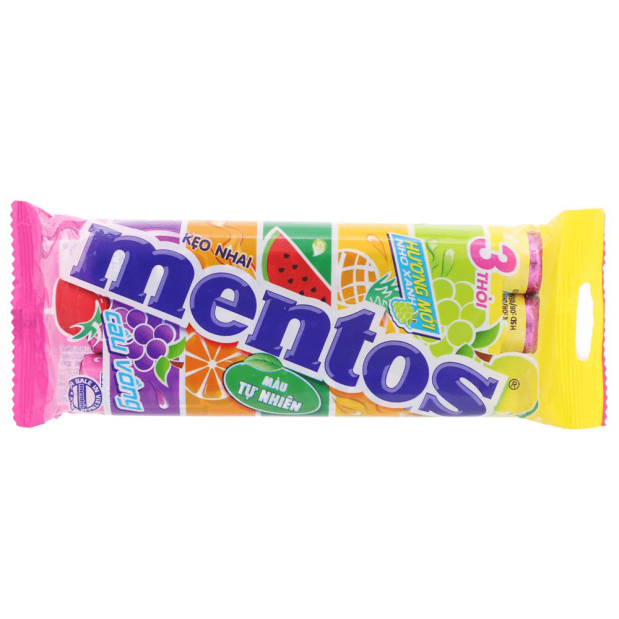 Mentos Rainbow Fruity Chewy Candy 89.1g