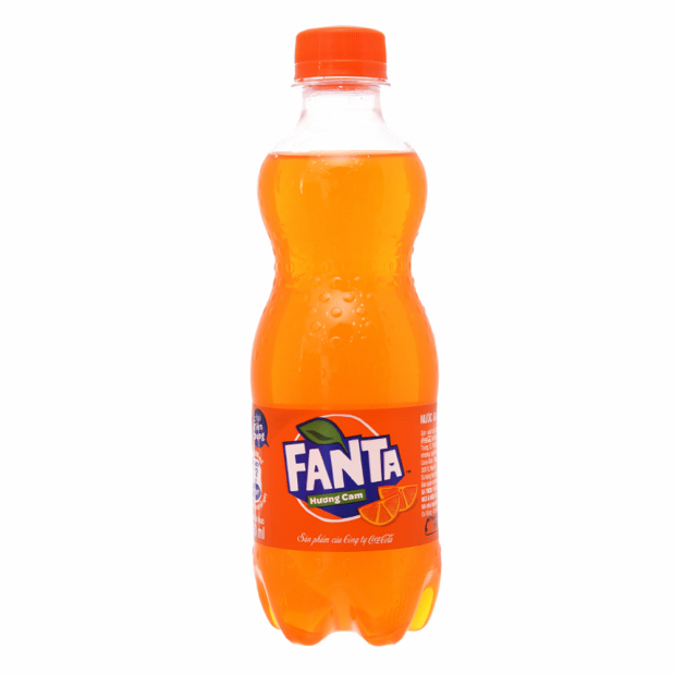Fanta Orange Flavored Soft Drink 390mL