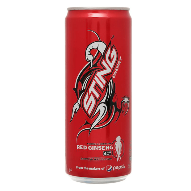 Sting Energy Strawberry Flavored Soft Drink 320mL