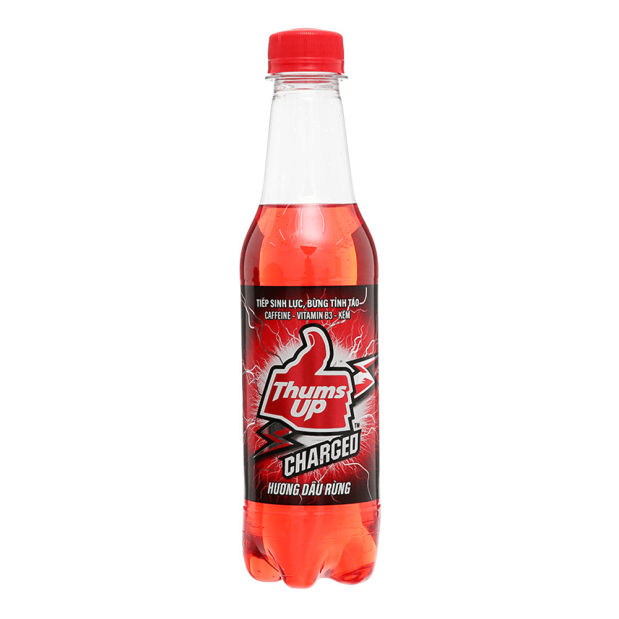 Thums Up Charged Raspberry Flavored Energy Drink 330mL