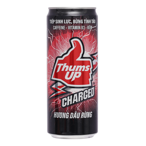Thums Up Charged Raspberry Flavored Energy Drink 320mL
