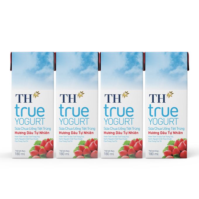 TH true YOGURT Strawberry Pasteurized Yogurt