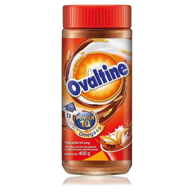 Bột Thức Uống Lúa Mạch Ovaltine Hũ Thủy Tinh 400g