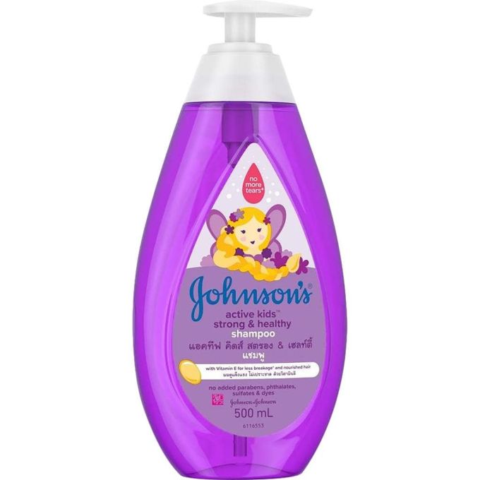 Johnson Active Kids Strong & Healthy Shampoo 500mL