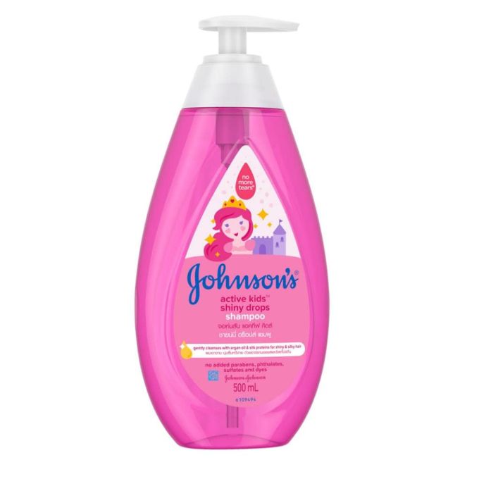 Johnson Active Kids Shiny Drops Shampoo 500mL
