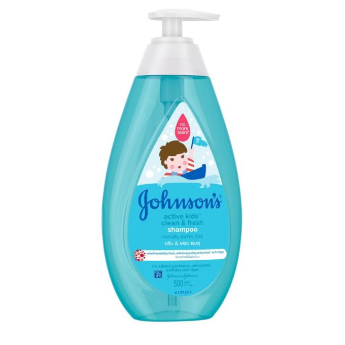 Johnson Active Kids Clean & Fresh Shampoo 500mL