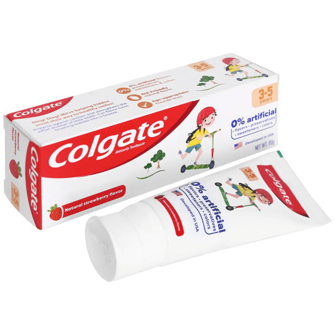 Colgate Kid Free From 3 - 5 Years Old Toothpaste 80g