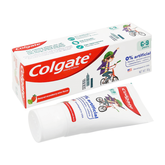 Colgate Kid Free From 6-9 Years Old Toothpaste 80g