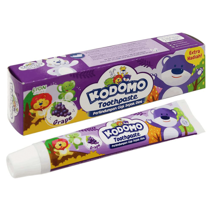 Kodomo Toothpaste Grapes 45g