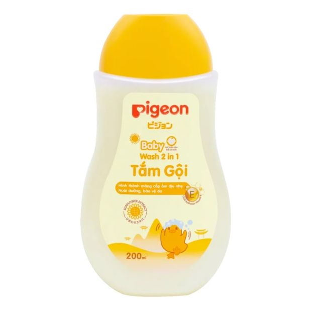 Pigeon 2in1 Sunflower Wash & Shampoo 200mL