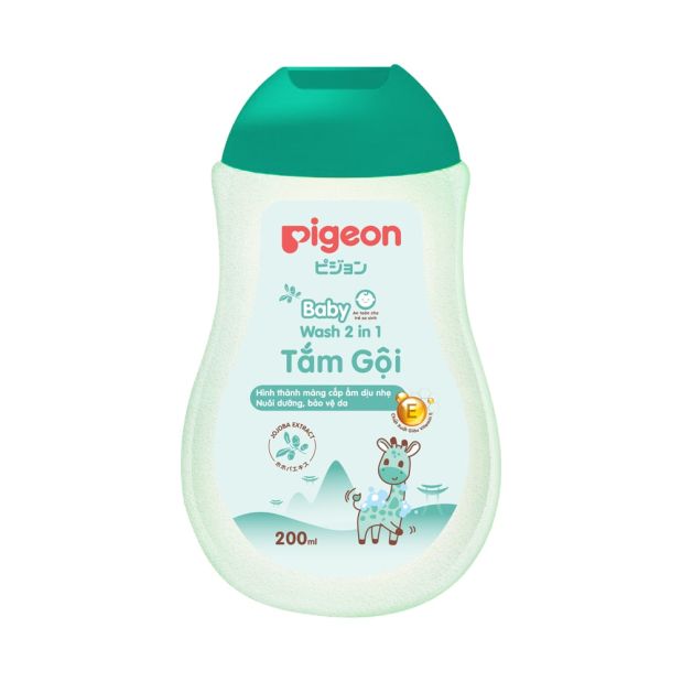 Pigeon Jojoba Wash & Shampoo 200mL