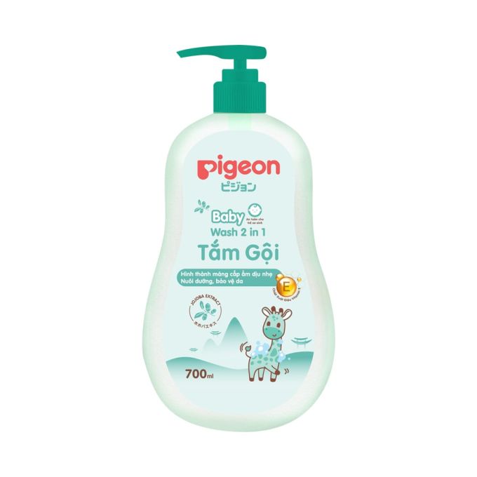 Pigeon Jojoba Wash & Shampoo 700mL