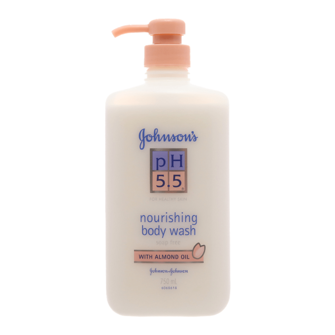 Johnson Nourishing Almond Oil Body Wash pH 5.5 750mL