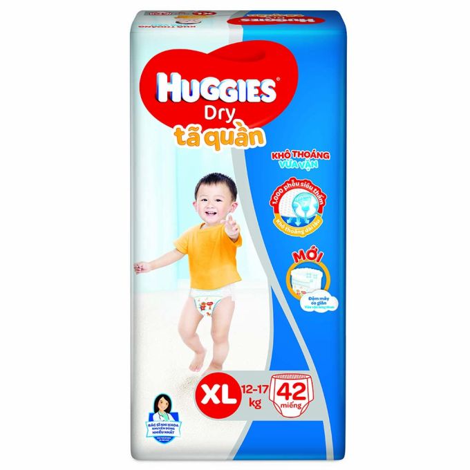 Huggies Dry Pant Diapers Size XL (12-17kg) 42 Pieces