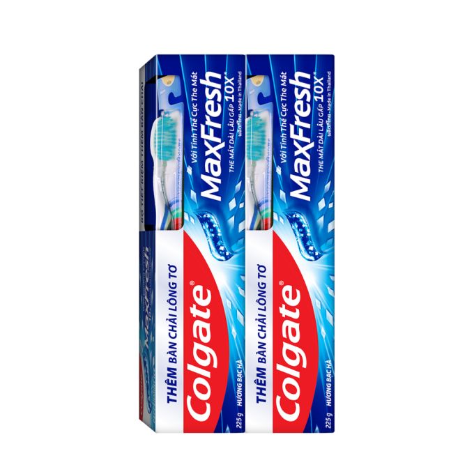 Colgate MaxFresh Mint Toothpaste 225g with Toothbrush Giveaway