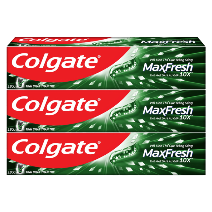 Colgate MaxFresh Bamboo Charcoal Toothpaste 180g