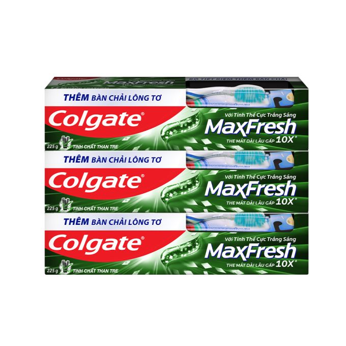 Colgate MaxFresh Bamboo Charcoal Toothpaste 225g with Toothbrush Giveaway