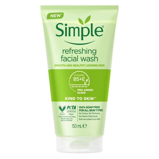 Sữa Rửa Mặt Simple Kind To Skin Refreshing Facial Wash 150 mL