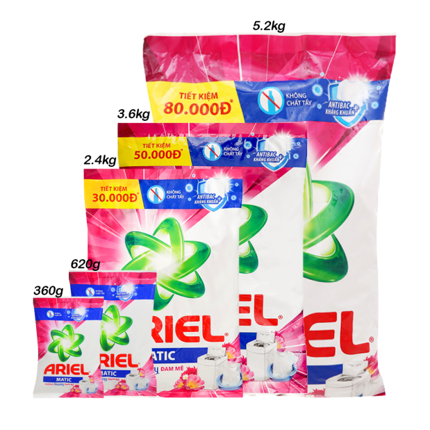 Ariel Downy Passion Detergent Powder