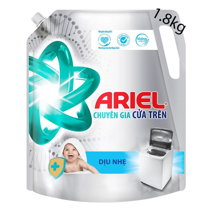 Ariel Top Load Laundry Detergent Liquid Gentle For Skin