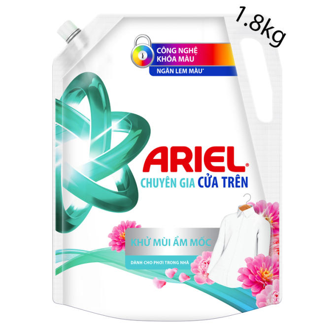 Ariel Top Load Laundry Detergent Liquid Eliminates Mold Odors