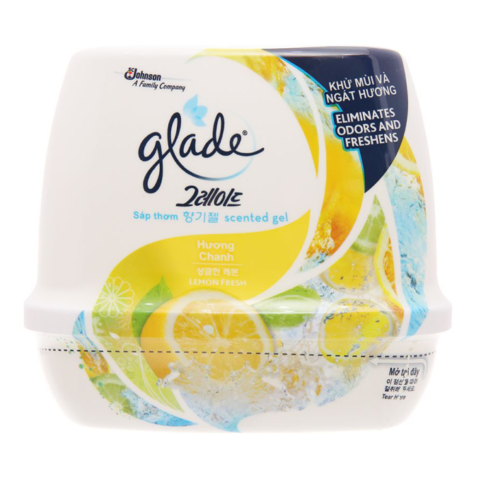 Glade Lemon Scented Gel 180g