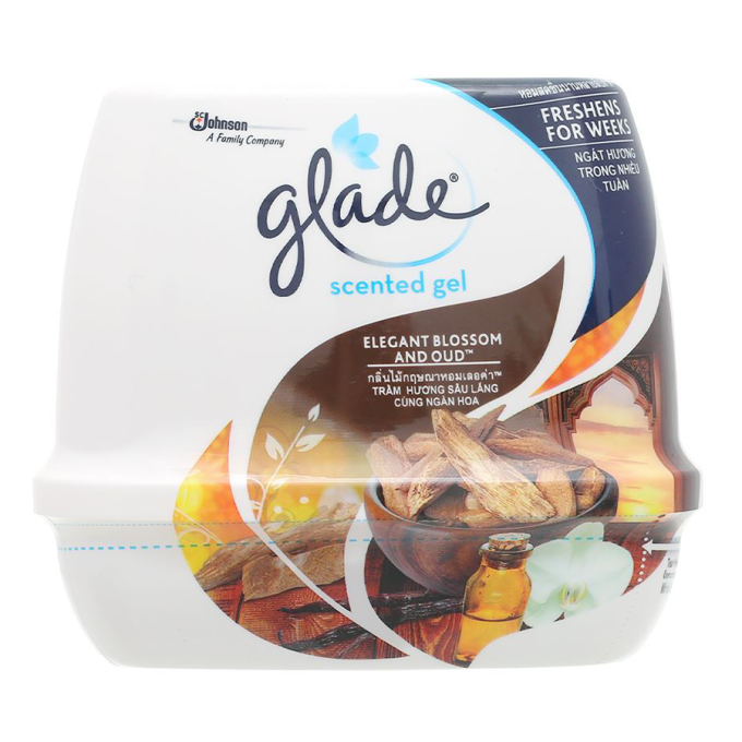 Glade Elegant Blossom & OUD Scented Gel 180g