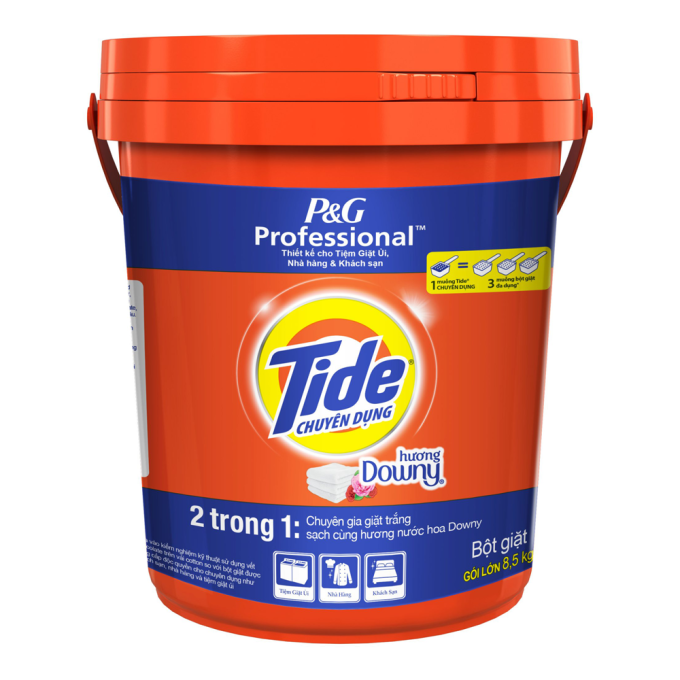 Tide Downy Professional Detergent Powder 8.5kg