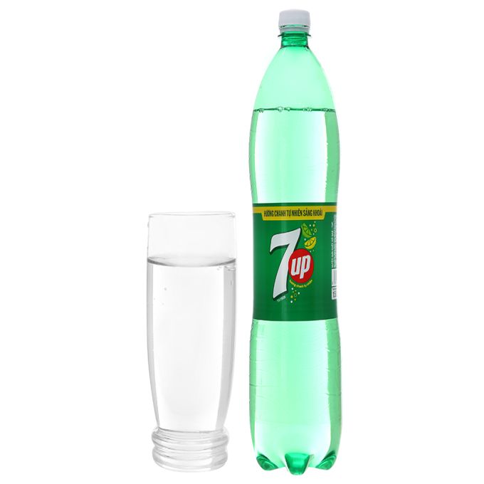 Soft drinks 7 Up lemon flavor