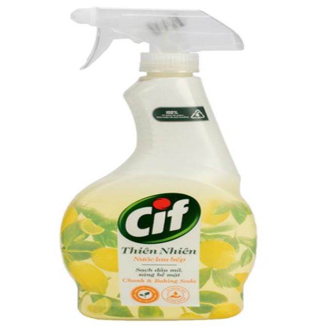 Cif Lemon Banking Soda Kitchen cleaner bottle
