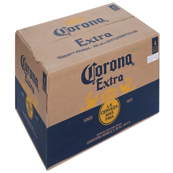 Corona Extra Beer Glass Bottle
