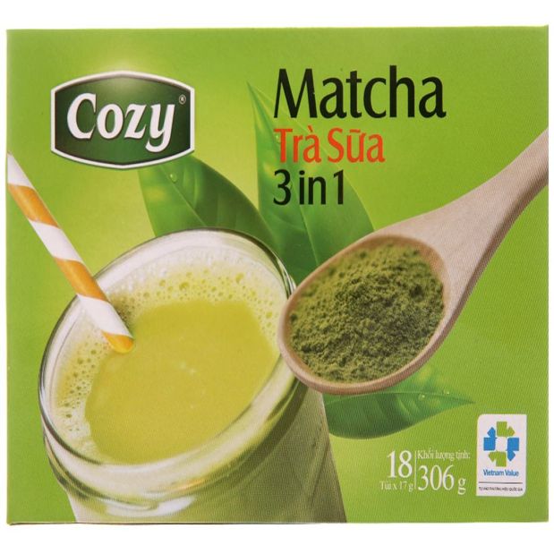 Cozy 3 in 1 matcha milk tea