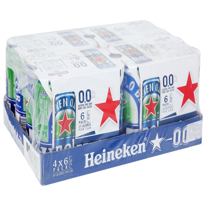 Heineken alcohol-free beer can