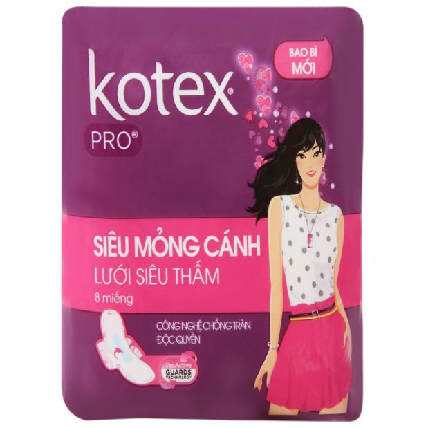 Kotex Pro tampon ultra-thin wing 8 pieces