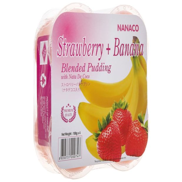 Nanaco Strawberry Banana Flavor Jelly Chips
