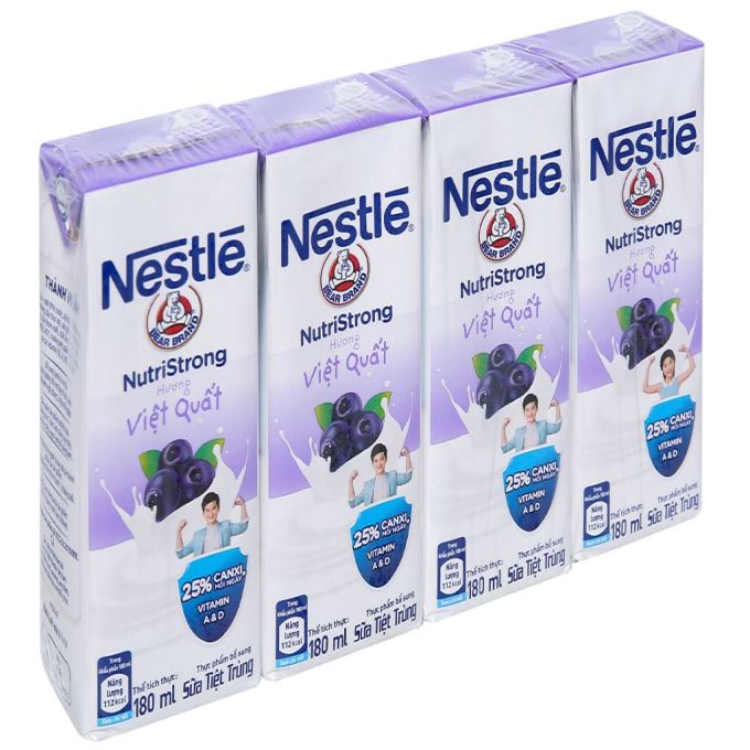 Nestlé NutriStrong blueberry flavor pasteurized milk 180ml