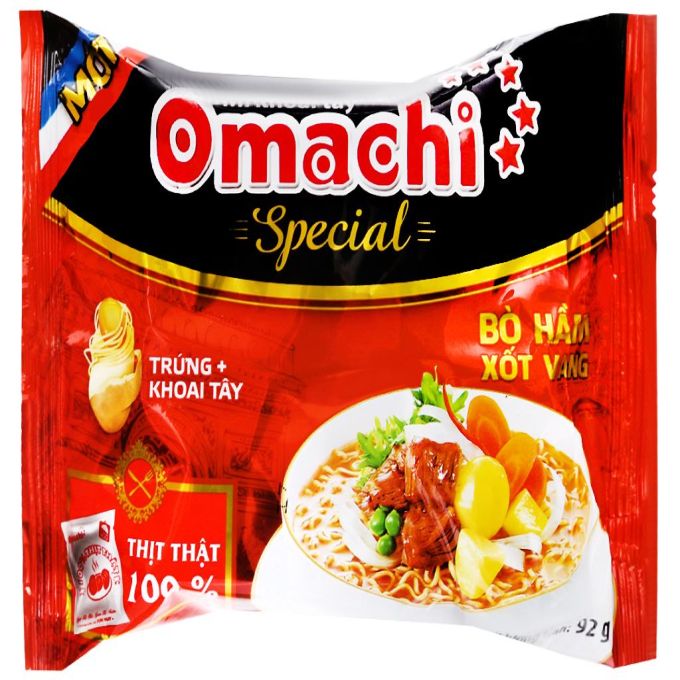 Omachi Special beef noodles stewed with wine sauce