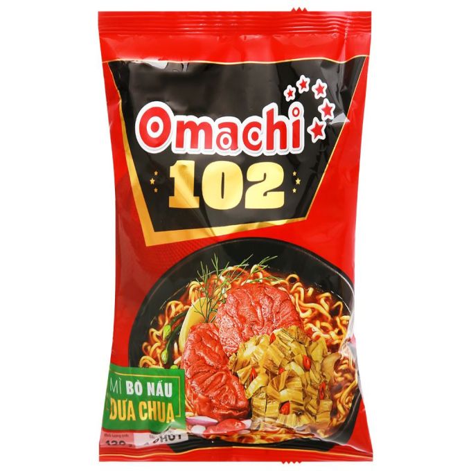 Omachi Pickle Cooking Beef Noodles 102