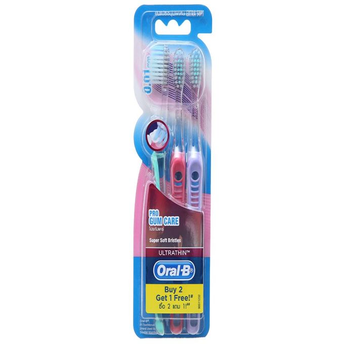 Oral-B Pro Gum Care Pack 3 Toothbrush
