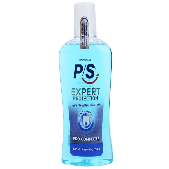 P/S Pro Complete mouthwash provides optimal oral protection, antibacterial 99.9% 500ml