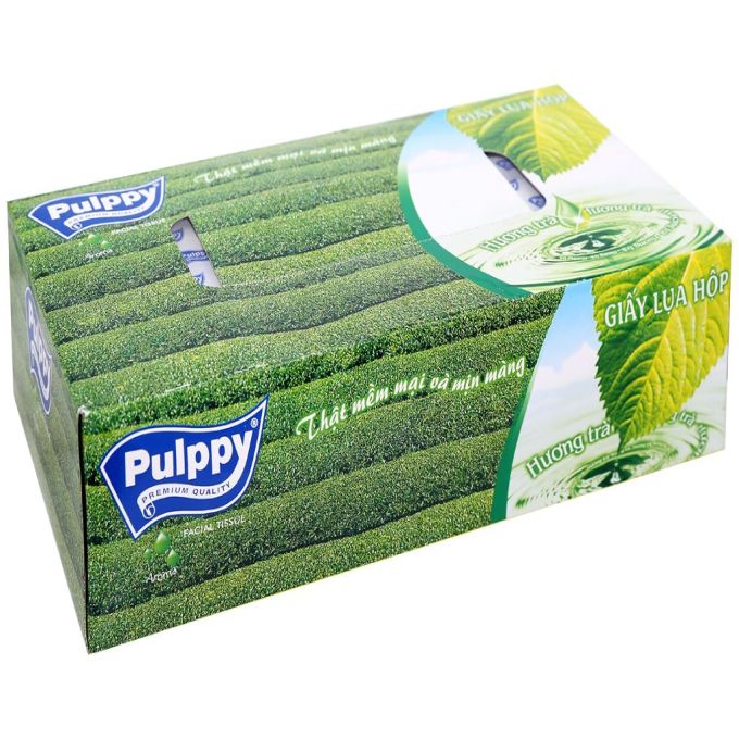 Pulppy Paper Napkin 2 layer Green Tea