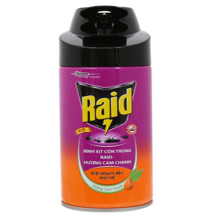 Raid Orange Lemon flavor Multi-Insect Spray