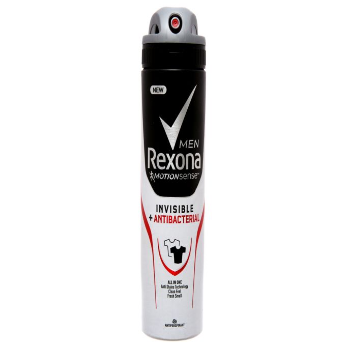 Rexona Men Invisible + Antibacterial 48 hours dry antibacterial spray