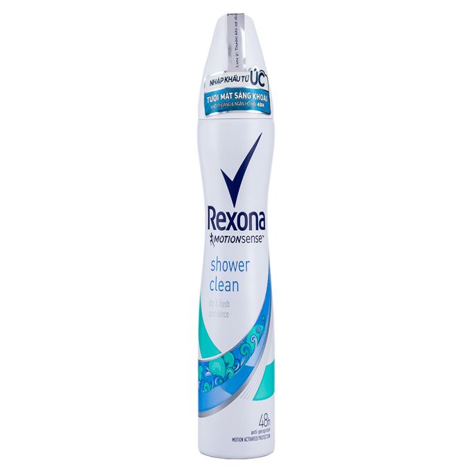 Rexona Shower Clean deodorant spray dry and airy