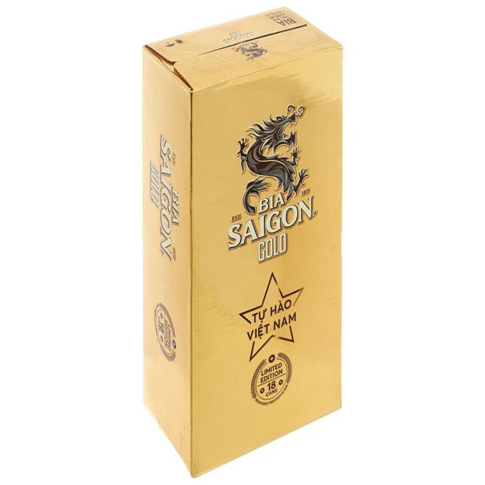 Sài Gòn Gold Beer can