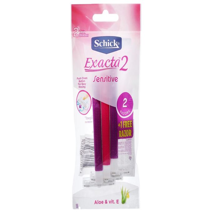 Schick Exacta2 2-blade womenâ€s razor set