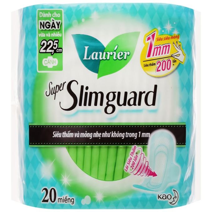 Laurier Super Slimguard Tampon 20 pieces 22.5cm