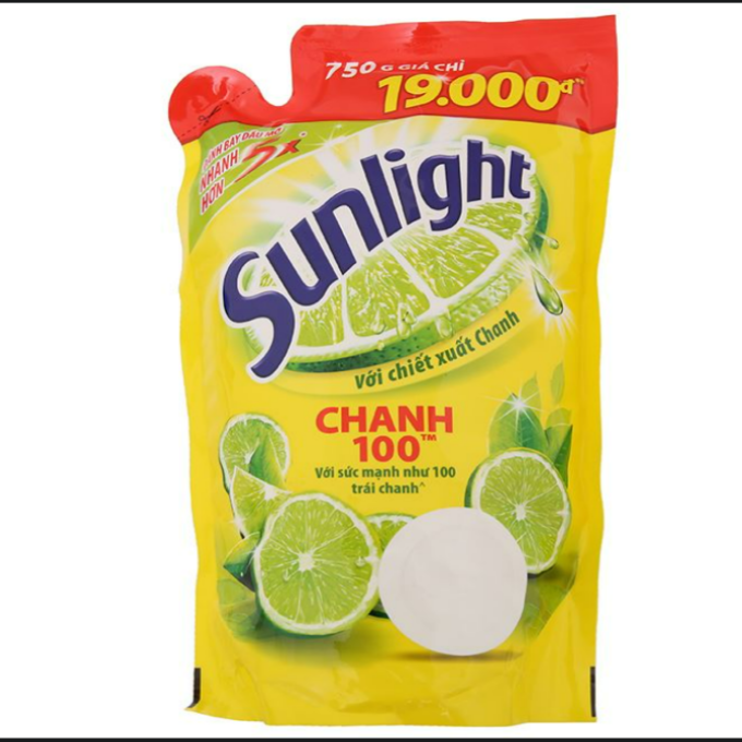 Sunlight Lemon bag Dishwashing