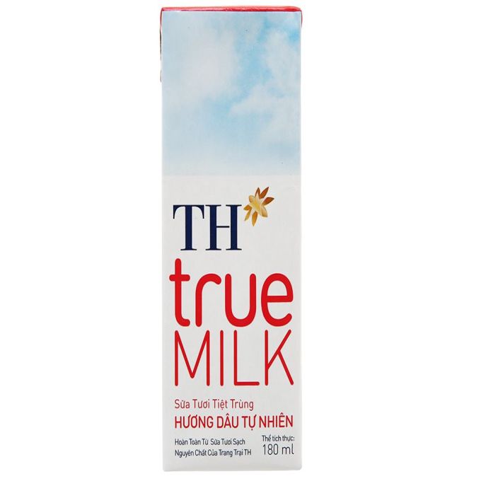 TH true milk strawberry flavor pasteurized milk