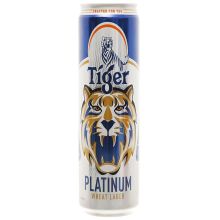 Tiger Platinum Wheat Lager can